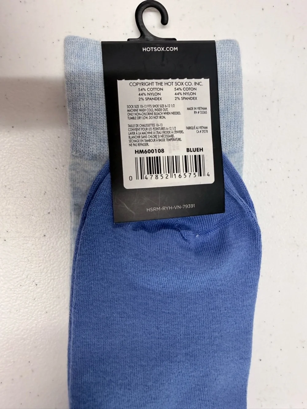 Hot Sox Charleston Waterfront Crew‎ Socks - Light Blue, Royal Blue, Yellow, Pink